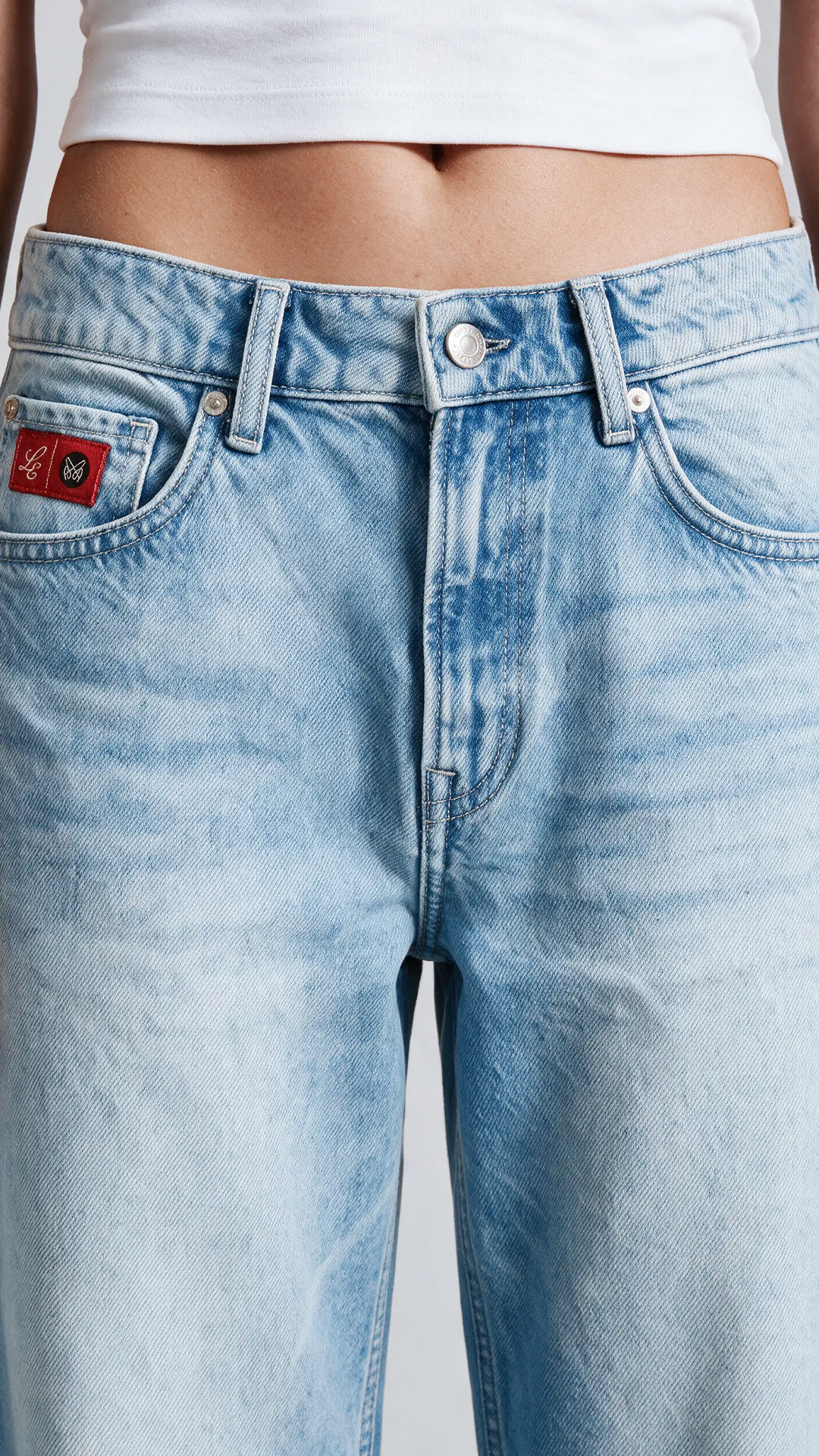 Lowera Roxy Baggy Jean ön cep detayı