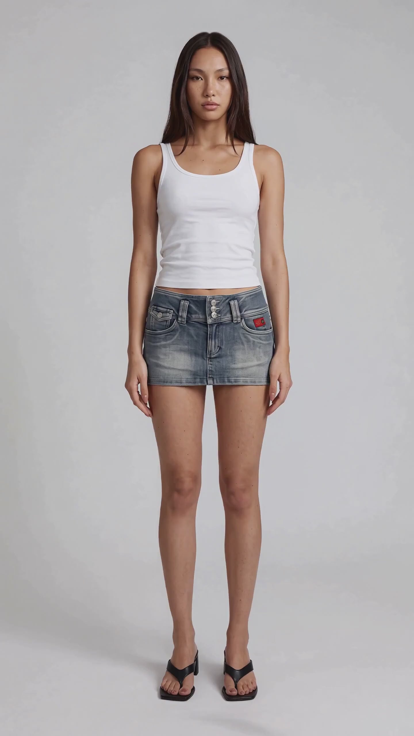 Lowera Cherry Mini Skirt video